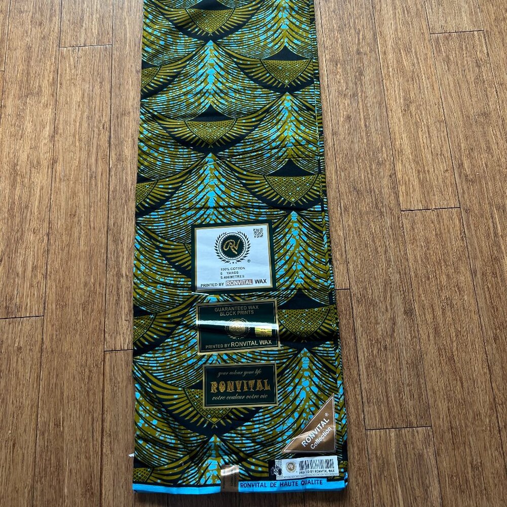 Ankara Wax Print Fabric – Vibrant Kitenge Textile